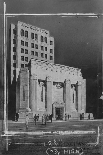 Los Angeles Stock Exchange, a drawing