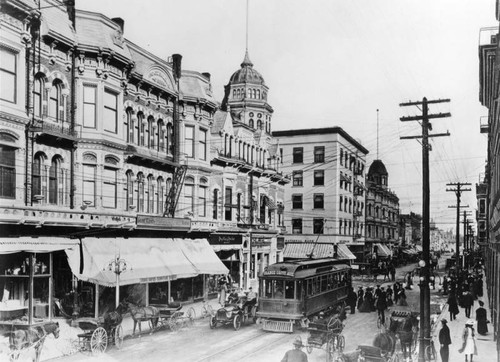 Looking east on Colorado