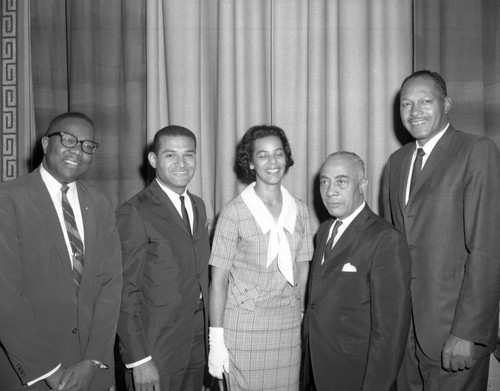 Mills, Lindsay and Bradley with guests