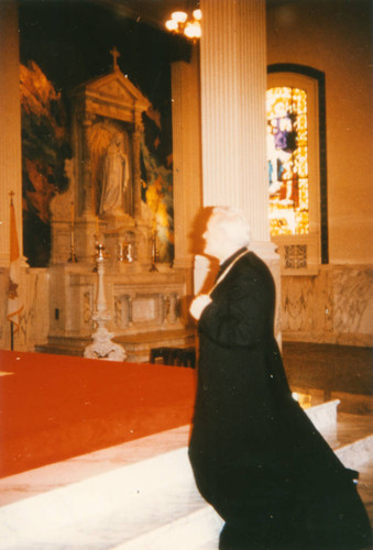 Cardinal Karol Wojtyla (later Pope John Paul II) celebrates mass