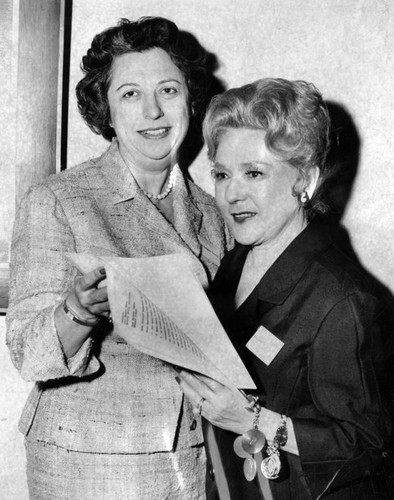Mary Pickford with Barbara Rosien