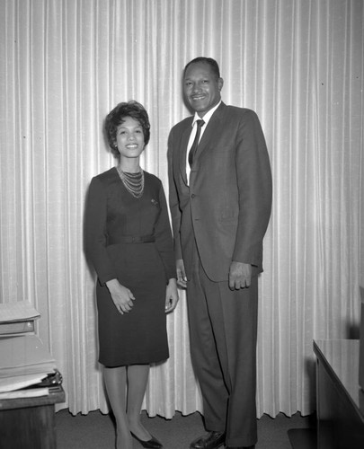 Tom Bradley and Queen Betty Lewis