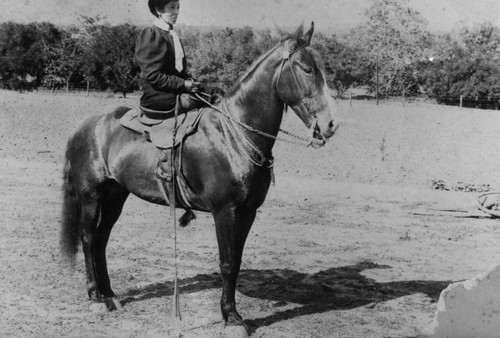 Woman on horse