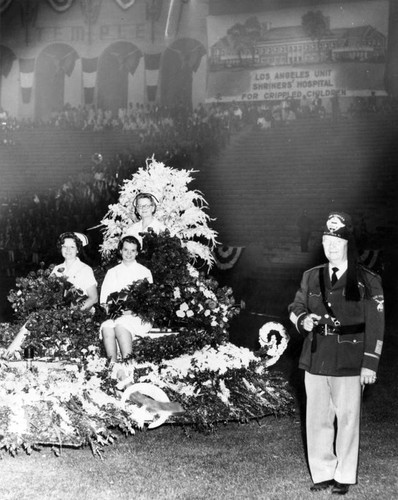 Leads procession