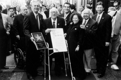 Ray Bradbury receives "proclamation"