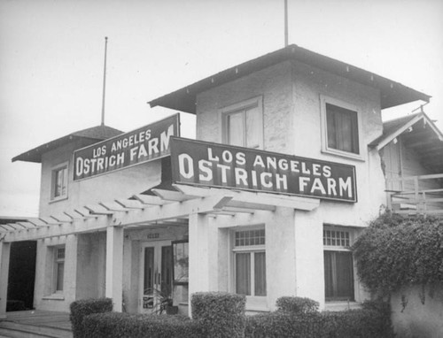 Los Angeles Ostrich Farm building, Lincoln Heights