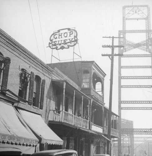 Construction in Old Chinatown