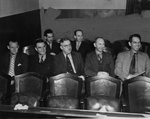 "Spy Squad" members in court