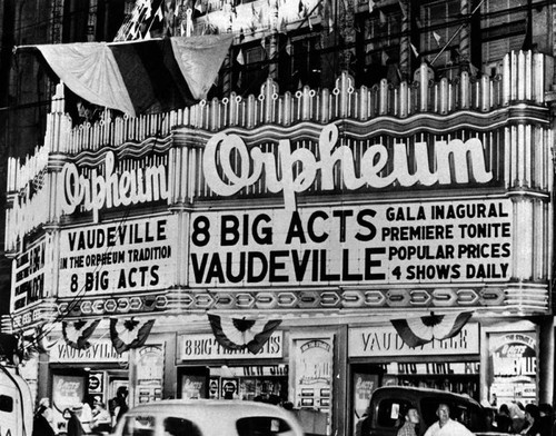 Marquee, Orpheum Theatre