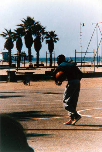 Venice Beach basketball court