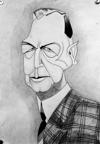 Caricature of Mayor Porter