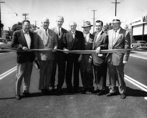 Van Nuys Boulevard widened