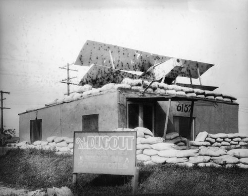 The Dugout sandwich stand