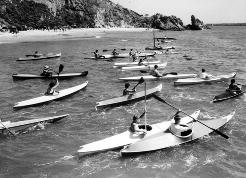 Kayaking near Newport Beach