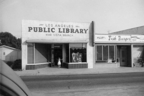 Mar Vista Branch Library, a storefront