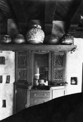 Interior of Lummis' house