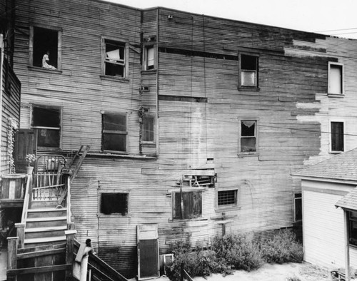 Hotel, slum building