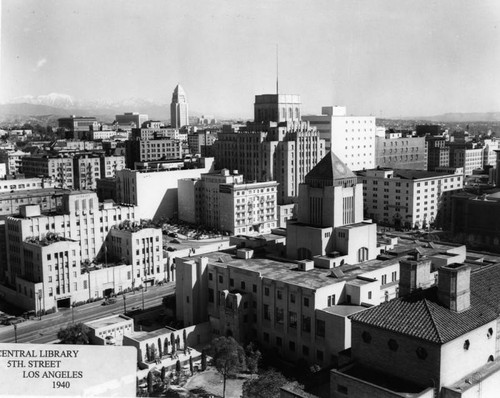 Downtown view from the Richfield Building