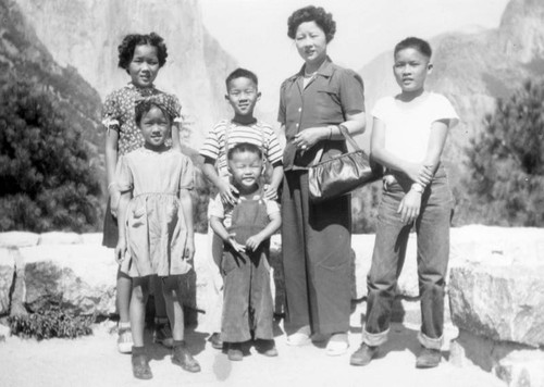 Soo Hoo family at Yosemite