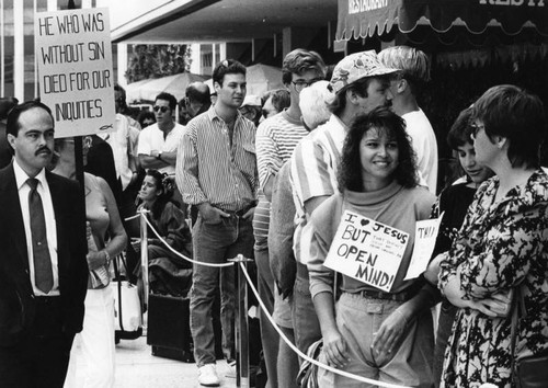 "Last Temptation of Christ" protest