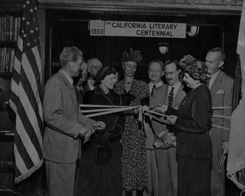 Library ceremony starts literary centennial