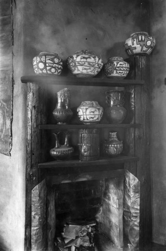 Interior of Lummis' house