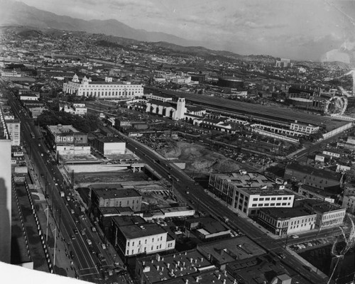 Looking north from City Hall tower