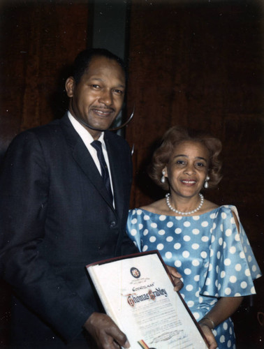 Tom Bradley receives commendation