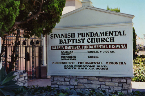 Spanish Fundamental Baptist Church, South Gate