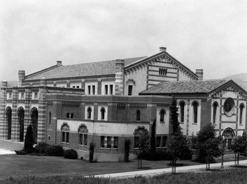 Exterior view, Women's gymnasium at U.C.L.A