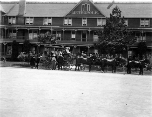 Hotel Metropole entrance, Santa Catalina Island