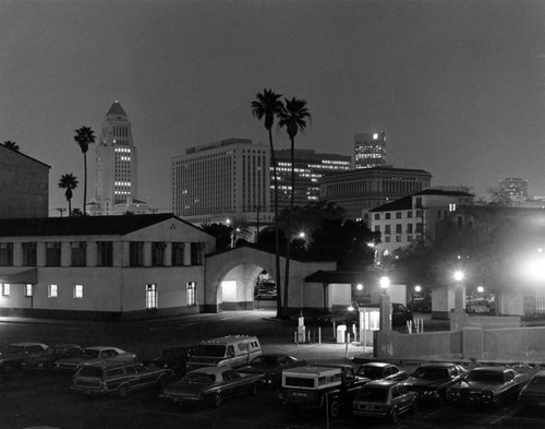 Union Station and Civic Center, a night view