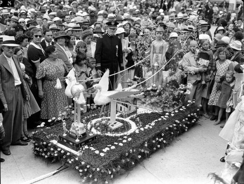 Children's parade float in Venice