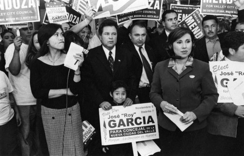 Valley political convention, reporters