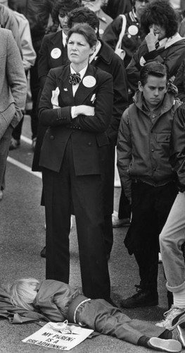 TWA Flight Attendant's rally