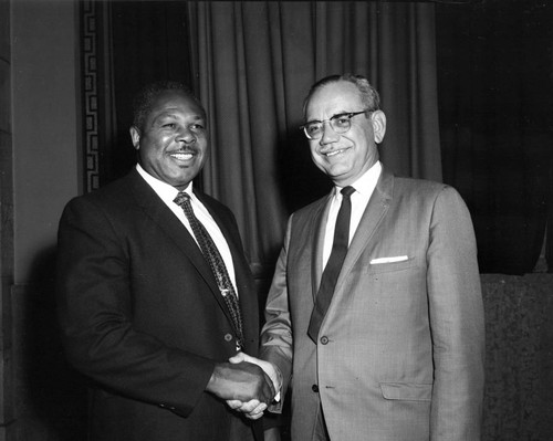 World Champion Boxer, Archie Moore at City Hall