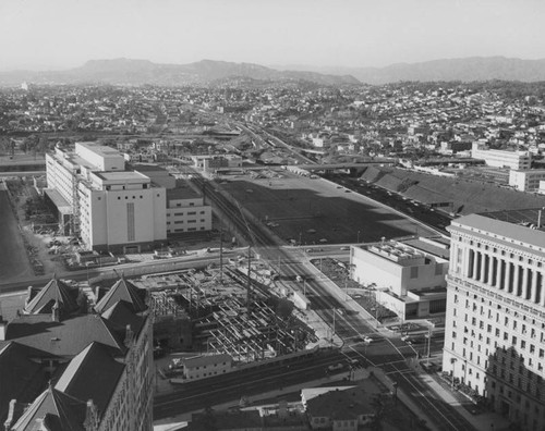 Looking west from City Hall