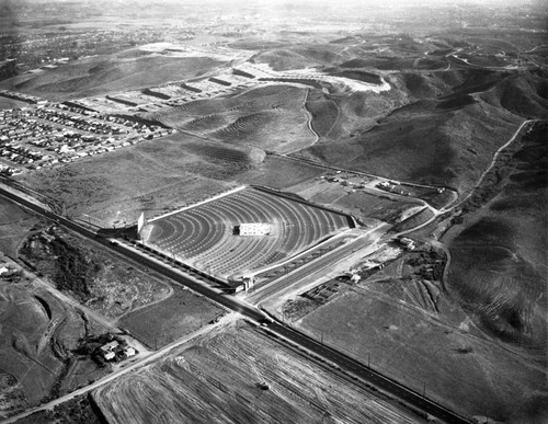 La Habra Drive-In, La Habra, looking southeast