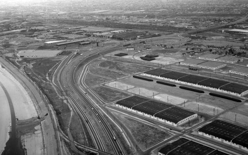 Long Beach (710) Freeway, looking northwest