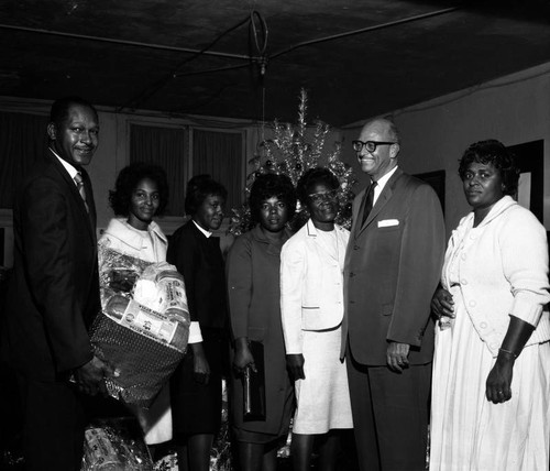 James Roosevelt and Mayor Tom Bradley