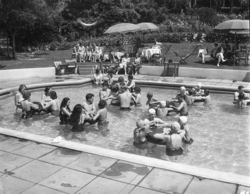 Swimming pool activities, view 4