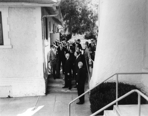 Robert F. Kennedy touring Sherman Indian High School