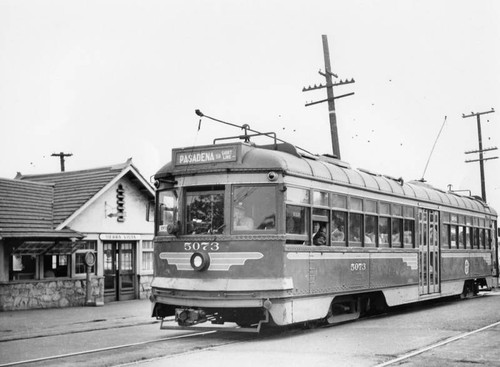 PE car at Sierra Vista station