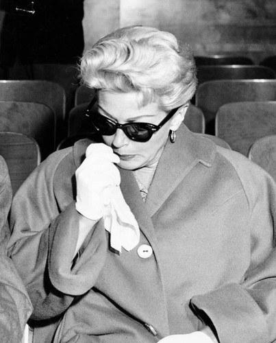 Lana Turner in court