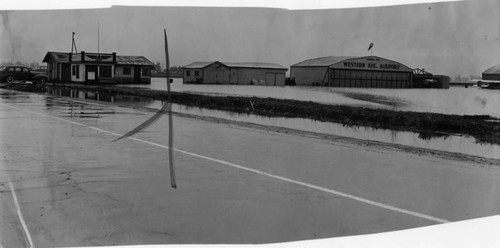 Western Avenue Airport flooded