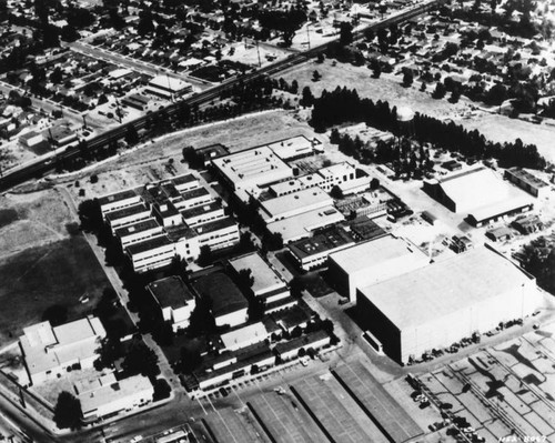 Disney Studios, aerial view