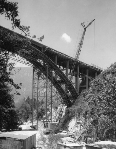 Colorado Street Bridge under construction