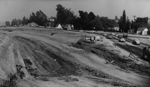 Construction around Colorado Street Bridge, Pasadena