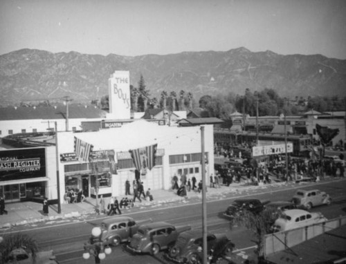 Colorado and Lake after the 1938 Rose Parade