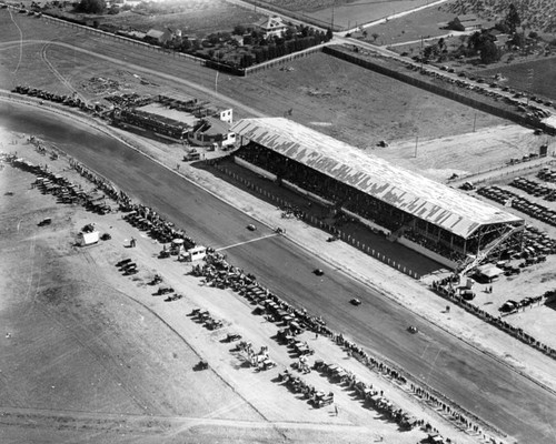 Culver City Racetrack, aerial